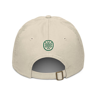 Society Member Organic Cotton Dad Hat - Kelly Green Thread