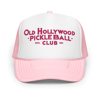 Old Hollywood Pickleball Club Pink Trucker