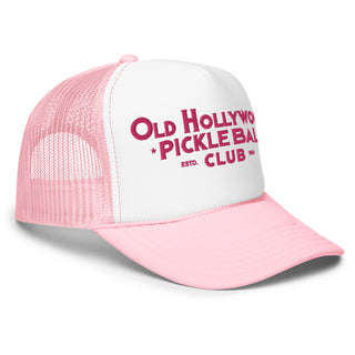 Old Hollywood Pickleball Club Pink Trucker